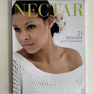 Nectar coastal cottage spring knitting patterns book Kim Hargreaves VGC